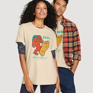 Eddie Bauer Tan Graphic Men's Tee